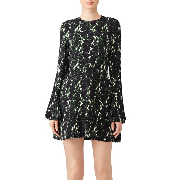 A.L.C. Trixie Printed Silk Mini Dress Size 2 - Picture 1 of 11